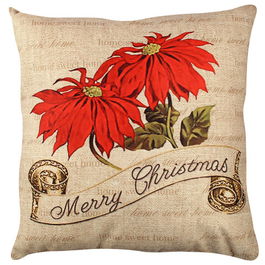 Perna decorativa, A11901, 43x43 cm, 50% Bumbac / 50% Poliester, Multicolor
