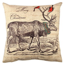 Perna decorativa, A11909, 43x43 cm, 50% Bumbac / 50% Poliester, Multicolor