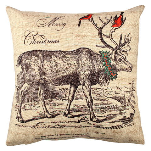 Perna decorativa, A11909, 43x43 cm, 50% Bumbac / 50% Poliester, Multicolor