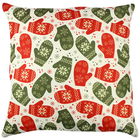 Perna decorativa, A11924, 43x43 cm, 50% Bumbac / 50% Poliester, Multicolor