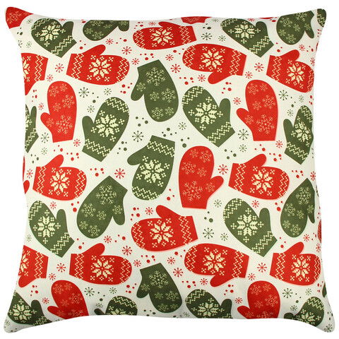 Perna decorativa, A11924, 43x43 cm, 50% Bumbac / 50% Poliester, Multicolor