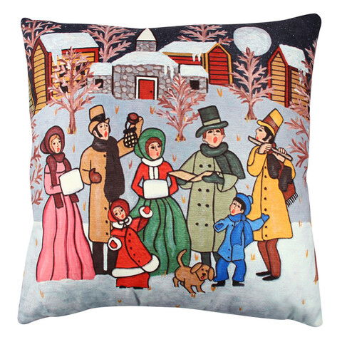 Perna decorativa, A11929, 43x43 cm, 50% Bumbac / 50% Poliester, Multicolor