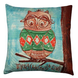 Perna decorativa, A12031, 43x43 cm, 50% Bumbac / 50% Poliester, Multicolor