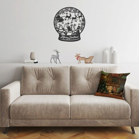 Perna decorativa, A12938, 43x43 cm, 50% Bumbac / 50% Poliester, Multicolor