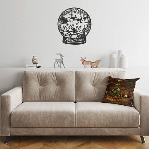Perna decorativa, A12941, 43x43 cm, 50% Bumbac / 50% Poliester, Multicolor