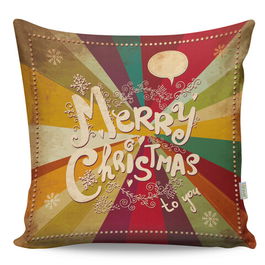 Perna decorativa, A12943, 43x43 cm, 50% Bumbac / 50% Poliester, Multicolor