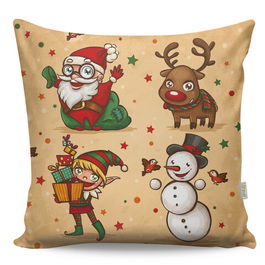 Perna decorativa, A12945, 43x43 cm, 50% Bumbac / 50% Poliester, Multicolor