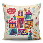 Perna decorativa, A12947, 43x43 cm, 50% Bumbac / 50% Poliester, Multicolor
