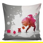 Perna decorativa, A12948, 43x43 cm, 50% Bumbac / 50% Poliester, Multicolor