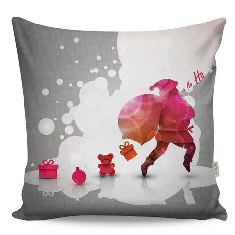 Perna decorativa, A12948, 43x43 cm, 50% Bumbac / 50% Poliester, Multicolor