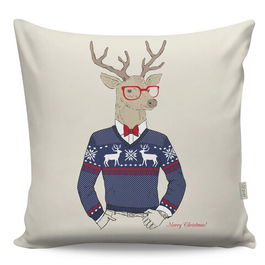 Perna decorativa, A12950, 43x43 cm, 50% Bumbac / 50% Poliester, Multicolor