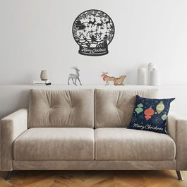 Perna decorativa, A12949, 43x43 cm, 50% Bumbac / 50% Poliester, Multicolor