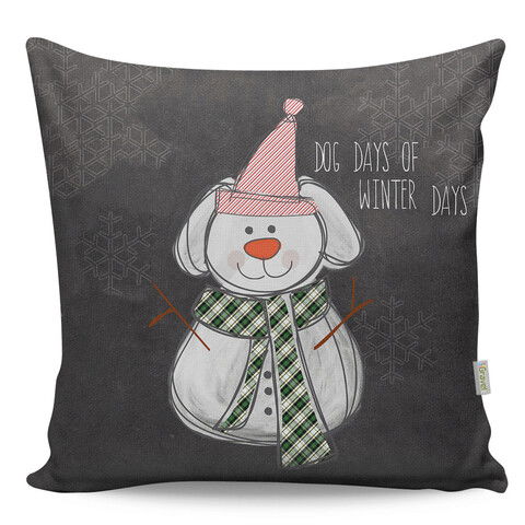 Perna decorativa, A12952, 43x43 cm, 50% Bumbac / 50% Poliester, Multicolor