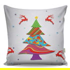 Perna decorativa, A12957, 43x43 cm, 50% Bumbac / 50% Poliester, Multicolor