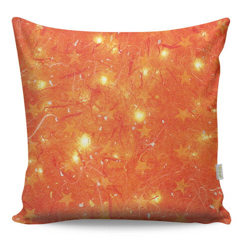 Perna decorativa, A12958, 43x43 cm, 50% Bumbac / 50% Poliester, Multicolor