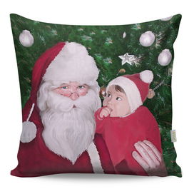 Perna decorativa, A12962, 43x43 cm, 50% Bumbac / 50% Poliester, Multicolor