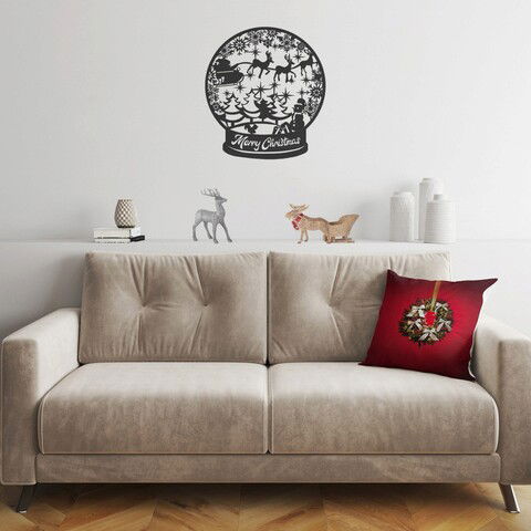 Perna decorativa, A12964, 43x43 cm, 50% Bumbac / 50% Poliester, Multicolor