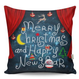 Perna decorativa, A12967, 43x43 cm, 50% Bumbac / 50% Poliester, Multicolor