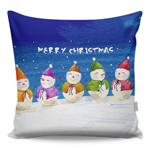 Perna decorativa, A12979, 43x43 cm, 50% Bumbac / 50% Poliester, Multicolor