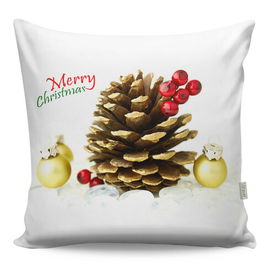 Perna decorativa, A12985, 43x43 cm, 50% Bumbac / 50% Poliester, Multicolor