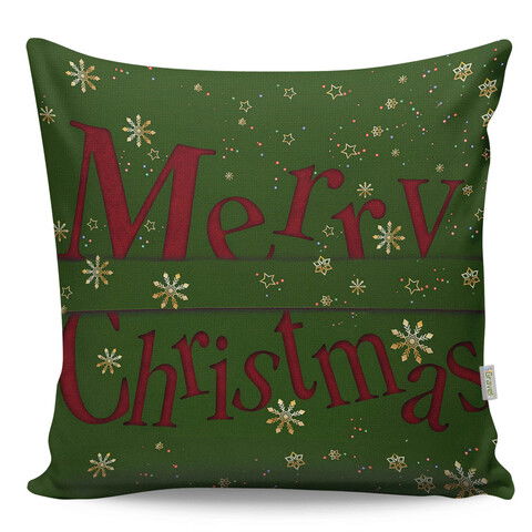 Perna decorativa, A12988, 43x43 cm, 50% Bumbac / 50% Poliester, Multicolor