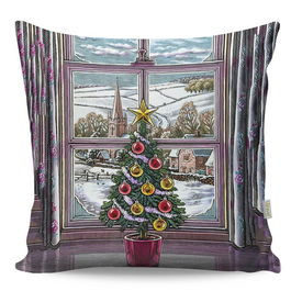Perna decorativa, A12993, 43x43 cm, 50% Bumbac / 50% Poliester, Multicolor