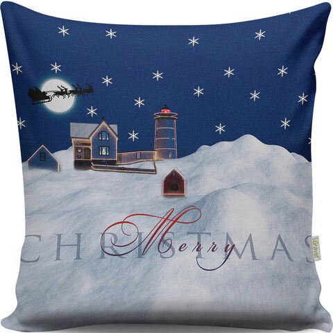 Perna decorativa, A12996, 43x43 cm, 50% Bumbac / 50% Poliester, Multicolor
