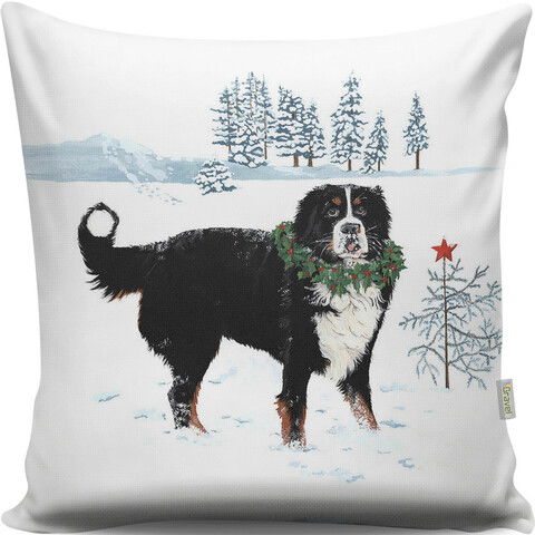Perna decorativa, A12998, 43x43 cm, 50% Bumbac / 50% Poliester, Multicolor