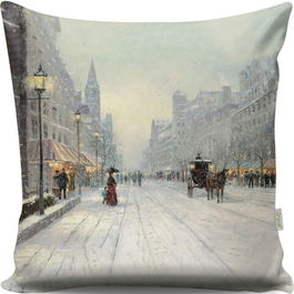 Perna decorativa, A13002, 170x220 cm, Bumbac, Multicolor