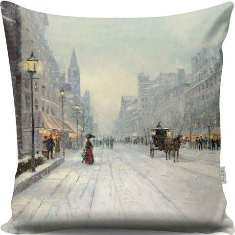Perna decorativa, A13002, 170x220 cm, Bumbac, Multicolor