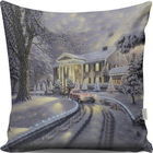 Perna decorativa, A13008, 43x43 cm, 50% Bumbac / 50% Poliester, Multicolor