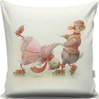 Perna decorativa, A13018, 43x43 cm, 50% Bumbac / 50% Poliester, Multicolor