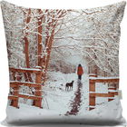 Perna decorativa, A13022, 43x43 cm, 50% Bumbac / 50% Poliester, Multicolor