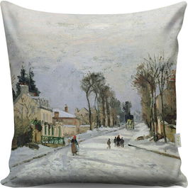 Perna decorativa, A13026, 43x43 cm, 50% Bumbac / 50% Poliester, Multicolor