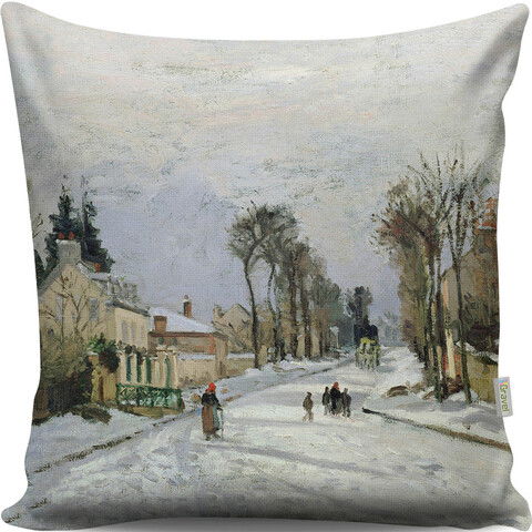 Perna decorativa, A13026, 43x43 cm, 50% Bumbac / 50% Poliester, Multicolor