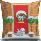 Perna decorativa, A13035, 43x43 cm, 50% Bumbac / 50% Poliester, Multicolor