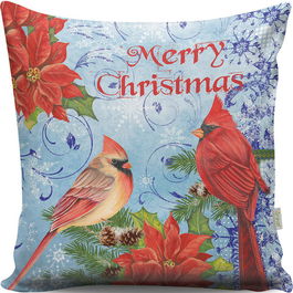 Perna decorativa, A13050, 43x43 cm, 50% Bumbac / 50% Poliester, Multicolor