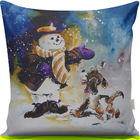 Perna decorativa, A13051, 43x43 cm, 50% Bumbac / 50% Poliester, Multicolor
