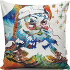 Perna decorativa, A13062, 43x43 cm, 50% Bumbac / 50% Poliester, Multicolor