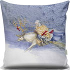 Perna decorativa, A13065, 43x43 cm, 50% Bumbac / 50% Poliester, Multicolor