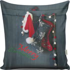 Perna decorativa, A13068, 43x43 cm, 50% Bumbac / 50% Poliester, Multicolor