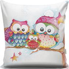 Perna decorativa, A13073, 43x43 cm, 50% Bumbac / 50% Poliester, Multicolor
