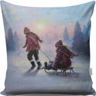Perna decorativa, A13080, 43x43 cm, 50% Bumbac / 50% Poliester, Multicolor
