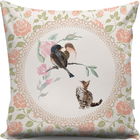 Perna decorativa, A13083, 43x43 cm, 50% Bumbac / 50% Poliester, Multicolor