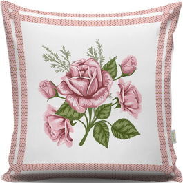 Perna decorativa, A13090, 43x43 cm, 50% Bumbac / 50% Poliester, Multicolor