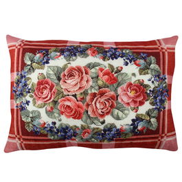 Perna decorativa, A50817, 33x48 cm, 50% Bumbac / 50% Poliester, Multicolor