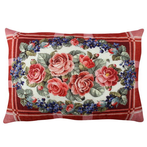 Perna decorativa, A50817, 33x48 cm, 50% Bumbac / 50% Poliester, Multicolor