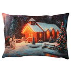 Perna decorativa, A50836, 33x48 cm, 50% Bumbac / 50% Poliester, Multicolor
