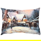 Perna decorativa, A50837, 33x48 cm, 50% Bumbac / 50% Poliester, Multicolor
