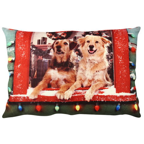 Perna decorativa, A50841, 33x48 cm, 50% Bumbac / 50% Poliester, Multicolor